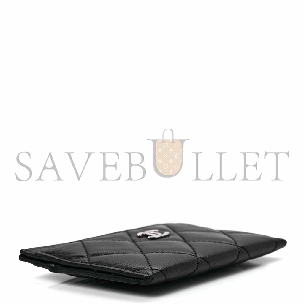 Ch*el classic card holder quilted lambskin ap0213 (11*7.5*0.5cm)